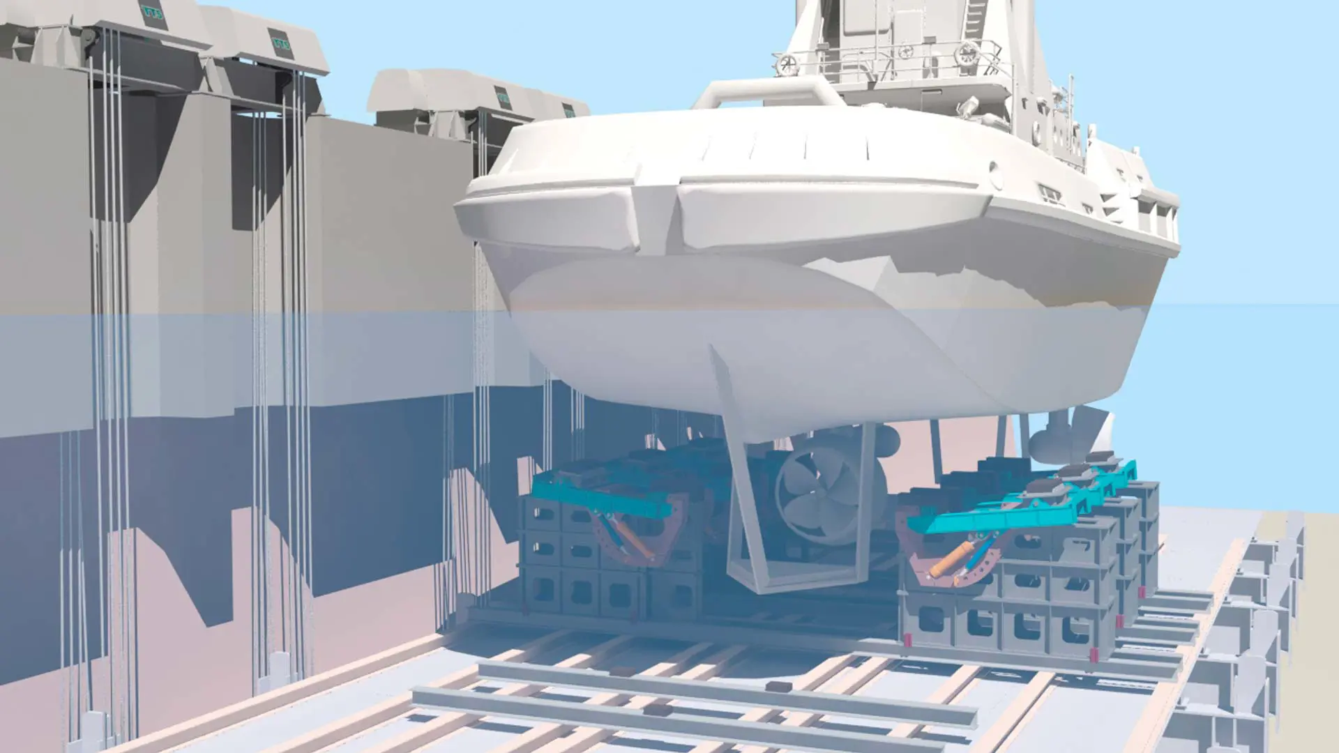 FastDocking - Multi Vessel Docking system (MVD) | Syncrolift