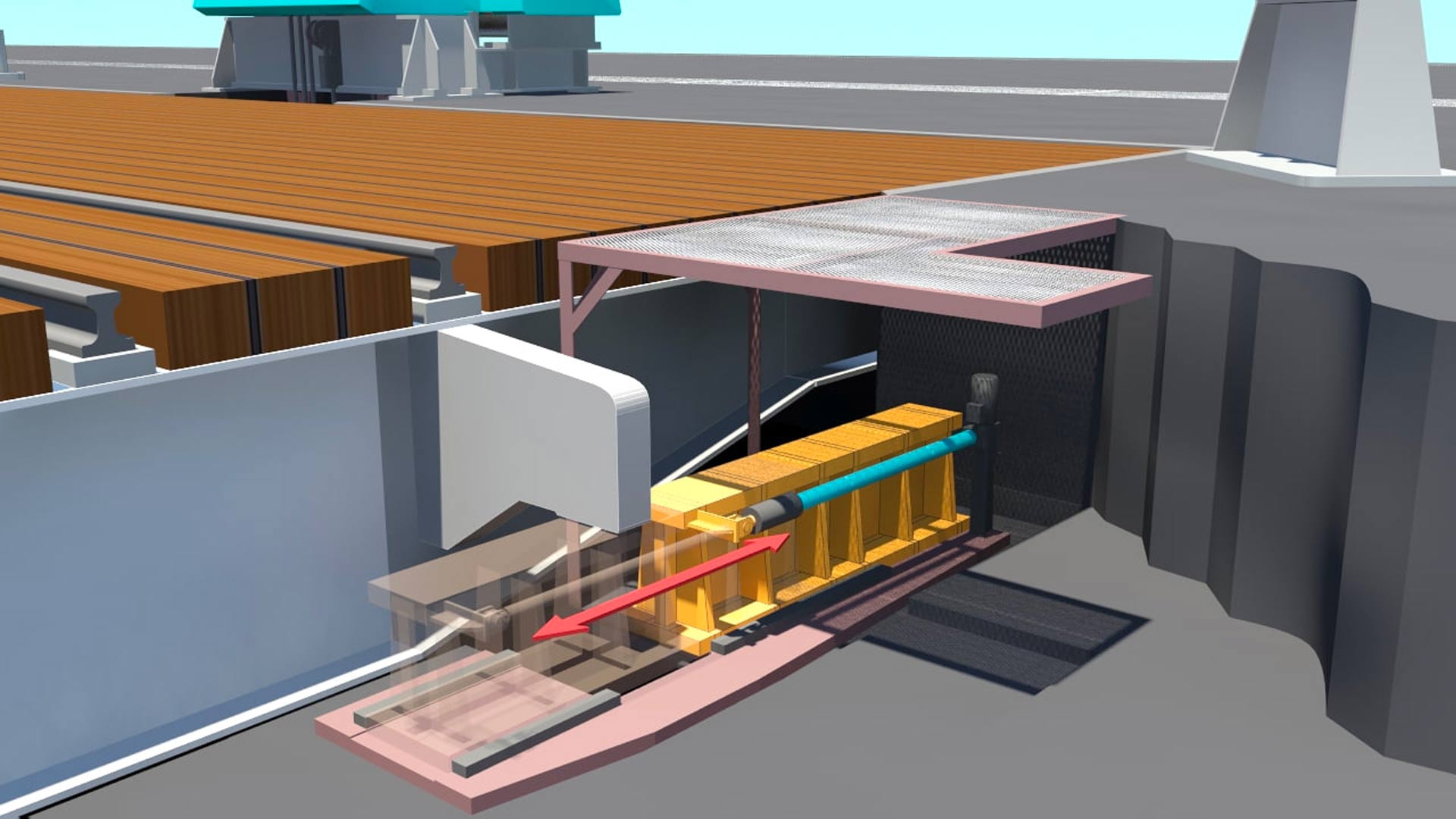 Platform End Lock - Secure & Efficient Ship Transfer Solutions | Syncrolift