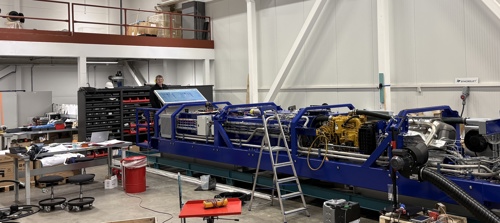 power pack in the testing bay